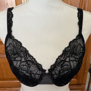 Elegant Black Lace Bra